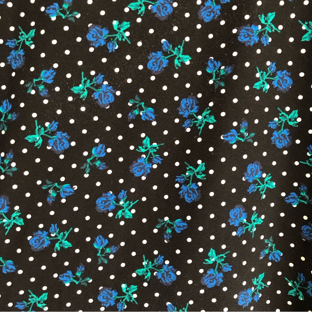 Draper James x Eloquii Forget Me Dots Floral Polka Dot Dress - Picture 9 of 10